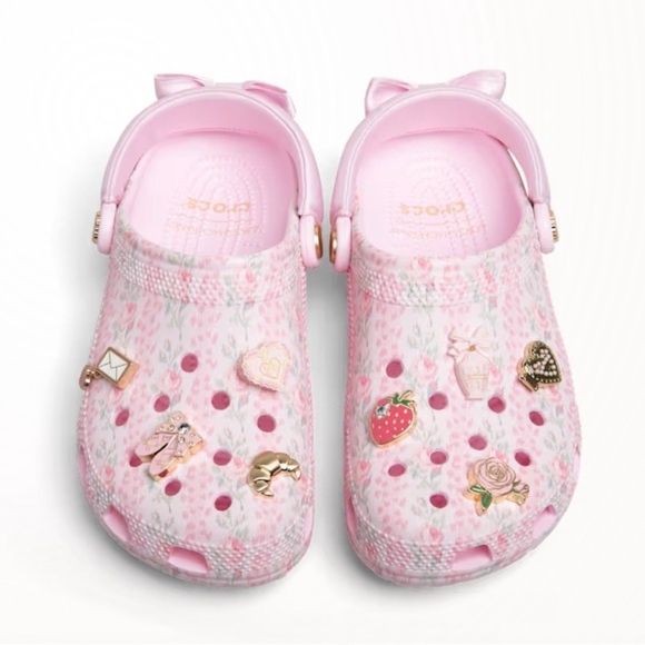 CROCS Shoes - Love Shack Fancy Crocs Pink Clog Shoes size adult 9